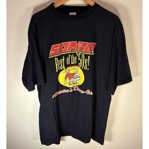 VINTAGE Sonic Americas Drive In Shirt Fast XL OSFA Promo Single Stitch
